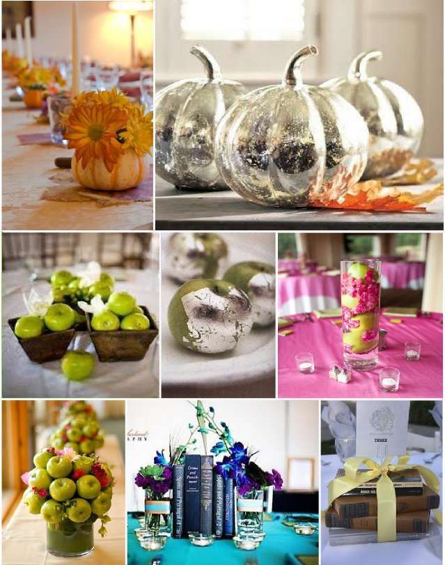 mariage contes de fee centre de table
