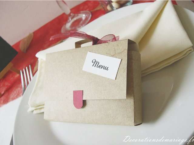  décoration mariage loisirs créatifs bricolage faire soi même thème école menu cartable