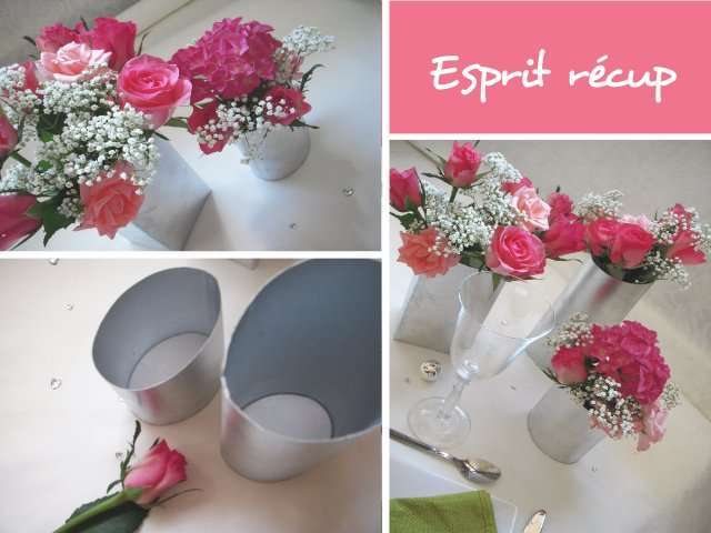 recup recyclage brique tetra pack vase argent bricolage loisirs créatifs