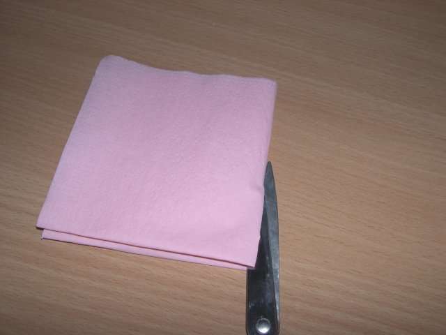  réalisation rose en papier serviette explication 
