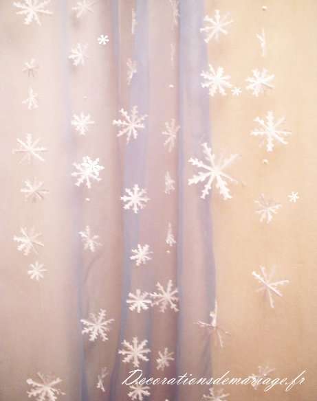 decoration noel gurilande flocon
