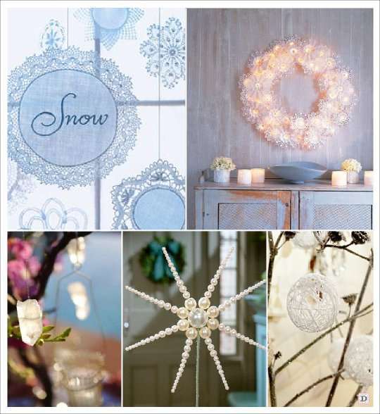 mariage hiver decoration salle plafond guirlande flocon cristal boule de laine mariage hiver decoration salle plafond guirlande flocon cristal boule de laine