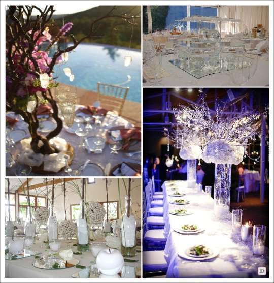 mariage hiver decoration table centre de table miroir vase cristal mariage hiver decoration table centre de table miroir vase cristal