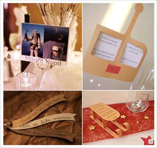 mariage hiver menu_cabine_telepherique_carte_postale_luge_bois mariage hiver menu_cabine_telepherique_carte_postale_luge_bois