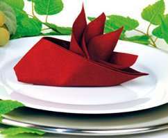  Décoration mariage idées thème mer pliage de serviette bateau