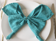     pliage de serviette papillon