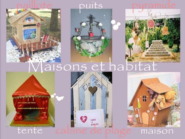     urne de mariage loisirs créatifs paillote exotique puits pyramide voyage cabine de plage mer tente oriental maison