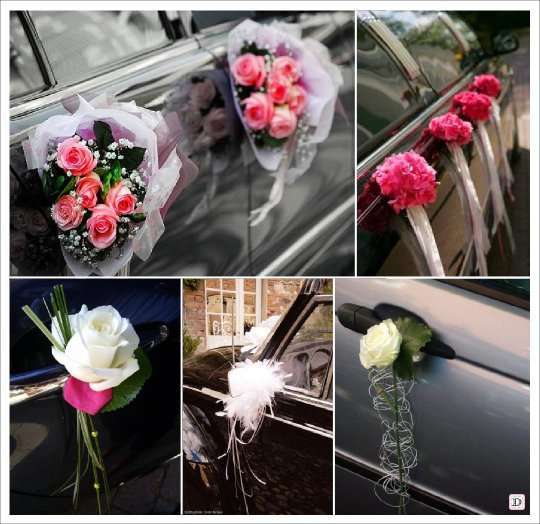 decoration_voiture_mariage_poignee_rose_bouquet