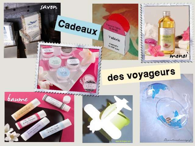 cadeaux mariage voyage