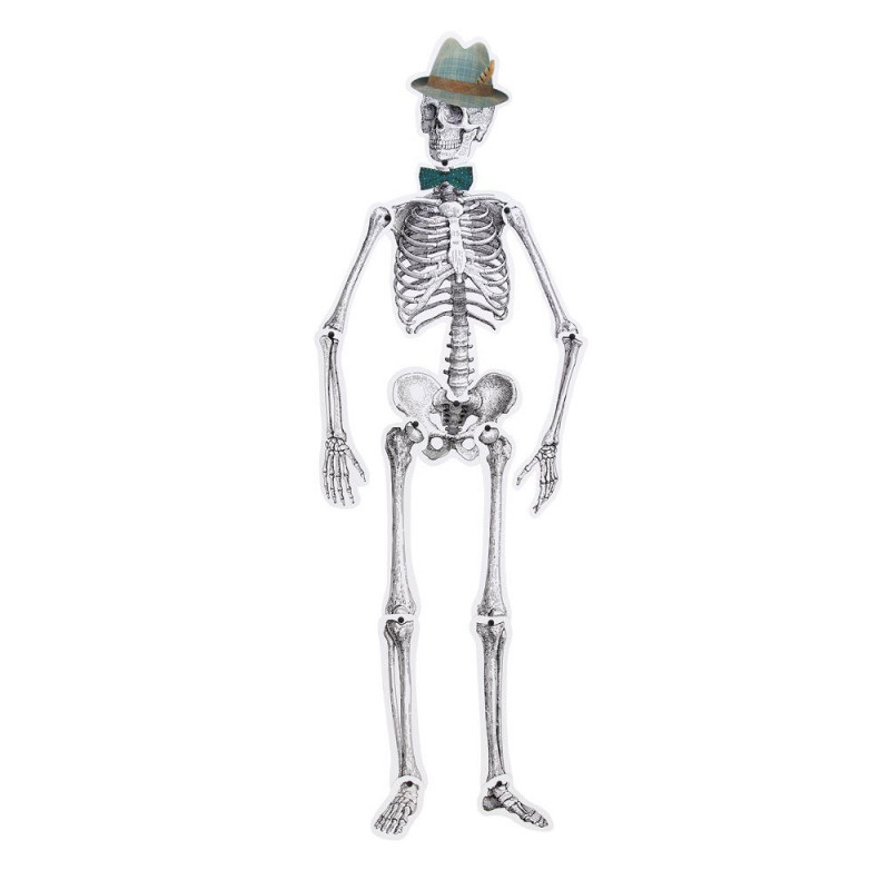  Squelette  en carton pour d coration d Halloween  suspendre